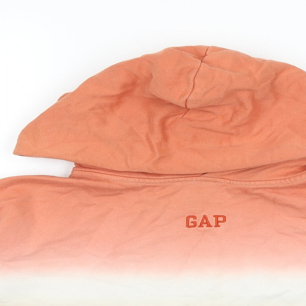 Gap Girls Multicoloured Cotton Pullover Hoodie Size 8 Years Pullover