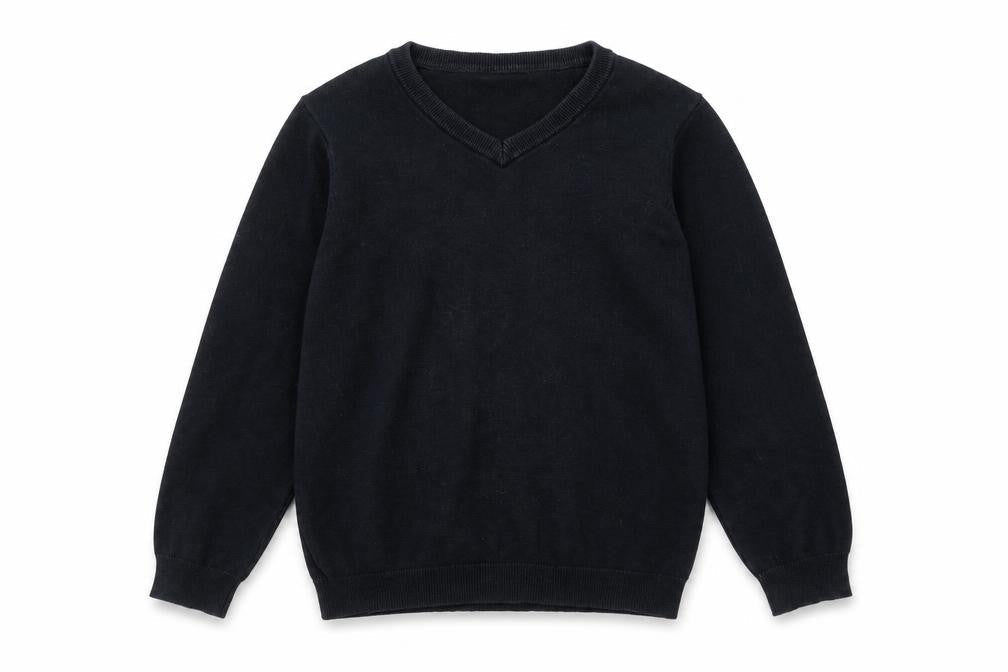 TU Boys Black Cotton Pullover Sweatshirt Size 12 Years Pullover