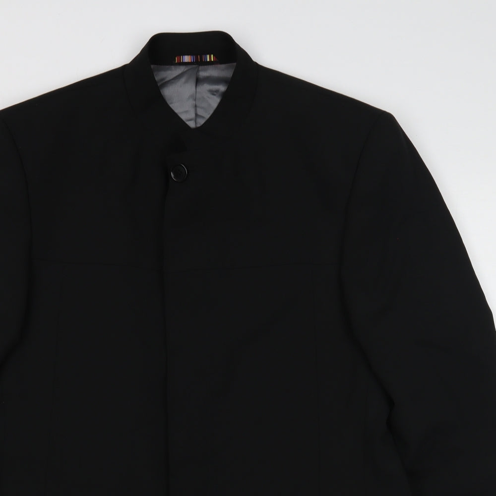 River Island Womens Black Polyester Jacket Suit Jacket Size 42