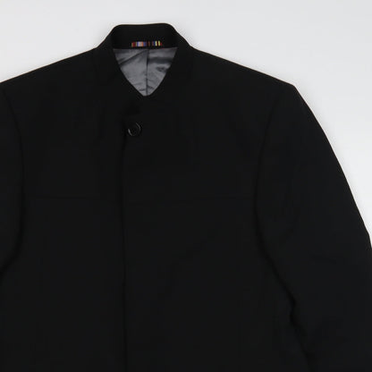 River Island Womens Black Polyester Jacket Suit Jacket Size 42