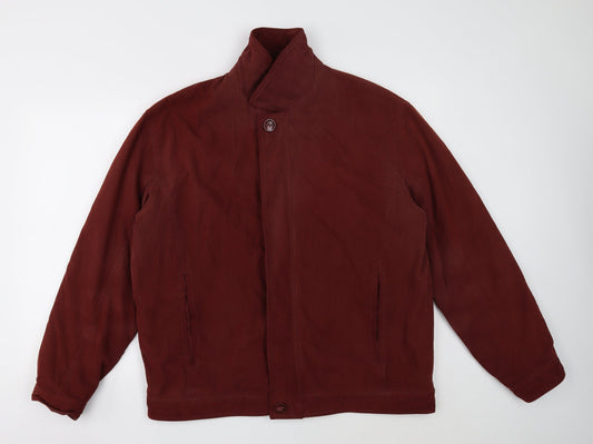 Escape Mens Brown Jacket Size L Button
