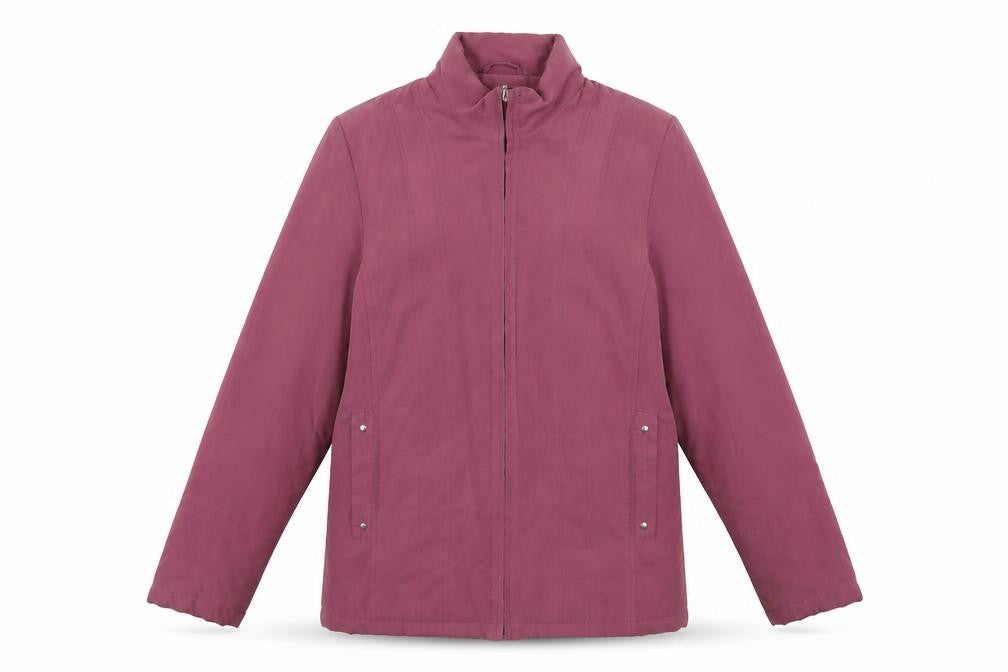 EWM Womens Purple Jacket Size 12 Zip