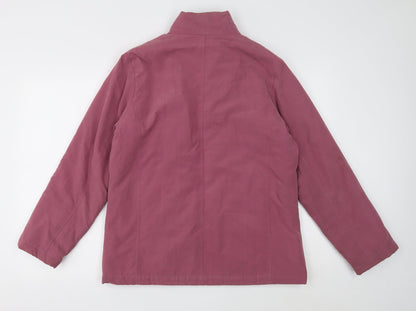 EWM Womens Purple Jacket Size 12 Zip