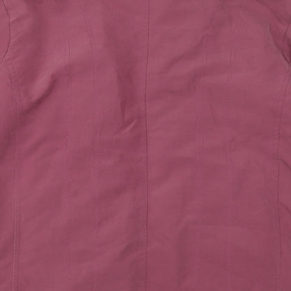 EWM Womens Purple Jacket Size 12 Zip