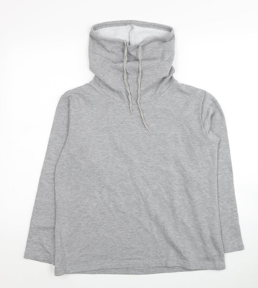 Pebble Bay Womens Grey Polyester Pullover Sweatshirt Size S Pullover - High Neck