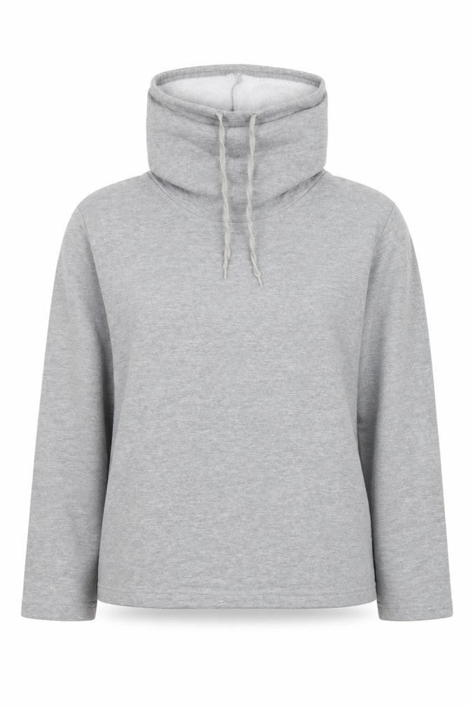 Pebble Bay Womens Grey Polyester Pullover Sweatshirt Size S Pullover - High Neck