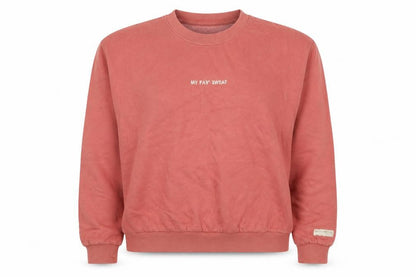 Bershka Womens Red Cotton Pullover Sweatshirt Size M Pullover - My Fav' Sweat