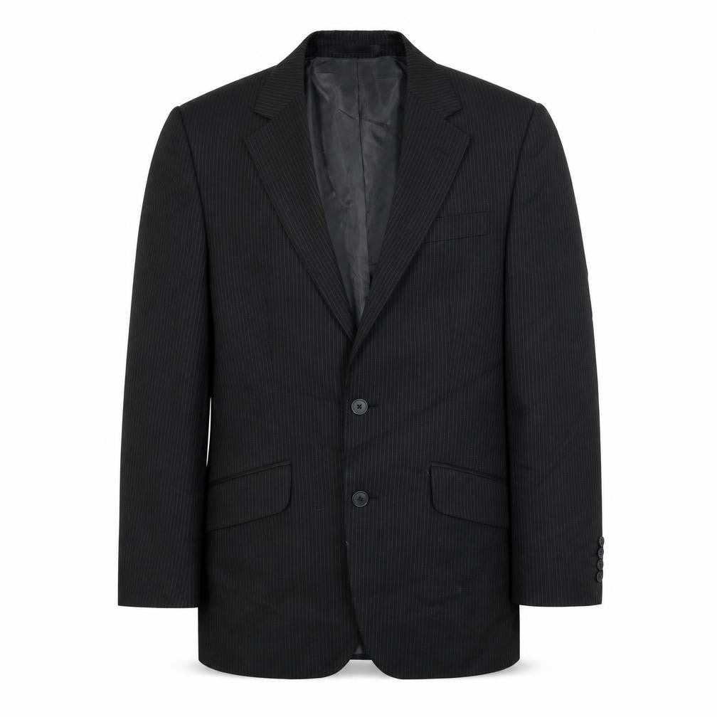 F&F Mens Black Polyester Jacket Blazer Size 38