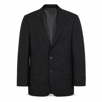 F&F Mens Black Polyester Jacket Blazer Size 38