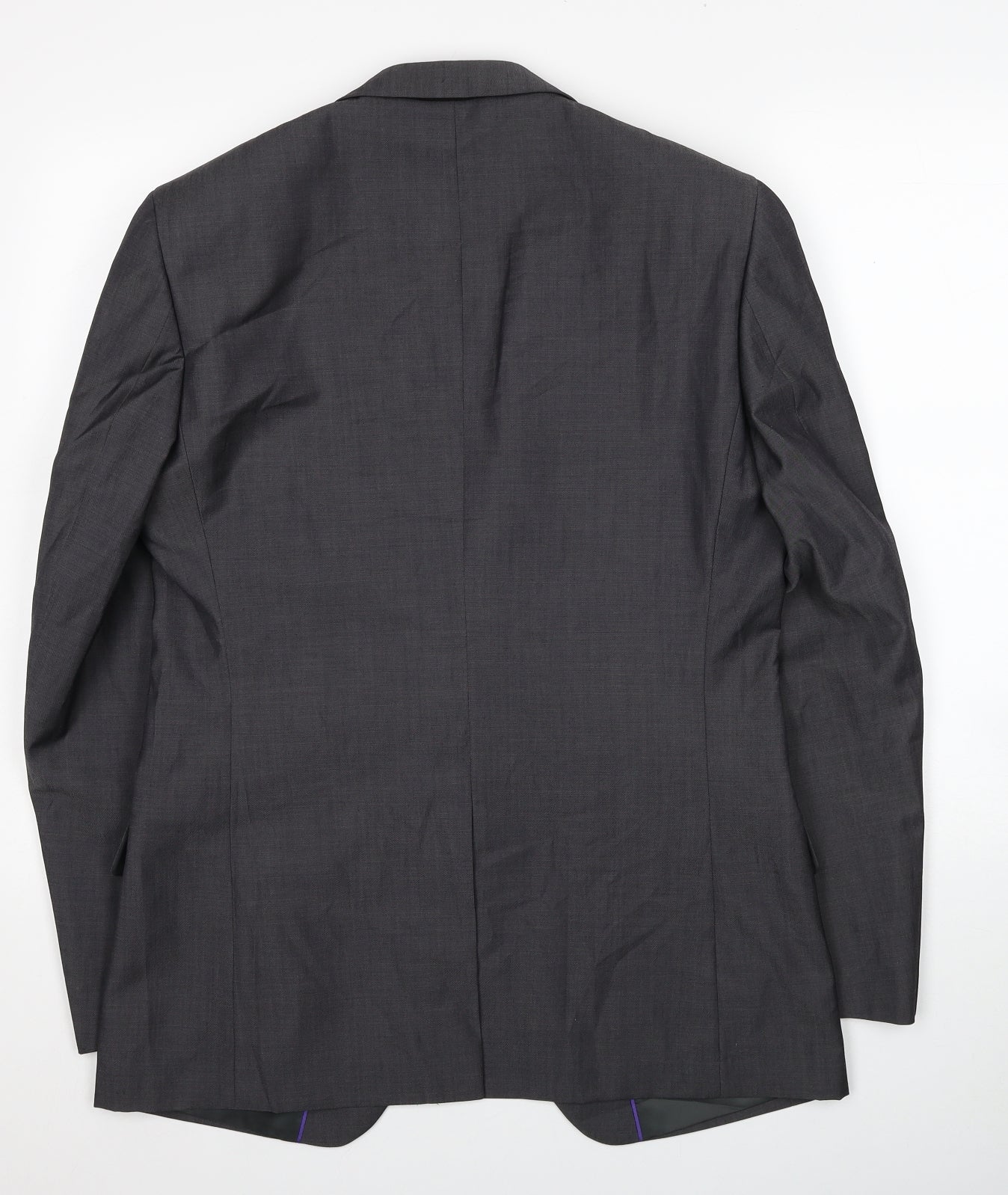 Marks and Spencer Mens Grey Polyester Jacket Blazer Size M