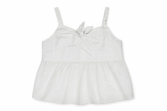 Next Girls White 100% Cotton Basic Tank Size 9 Years Square Neck Pullover