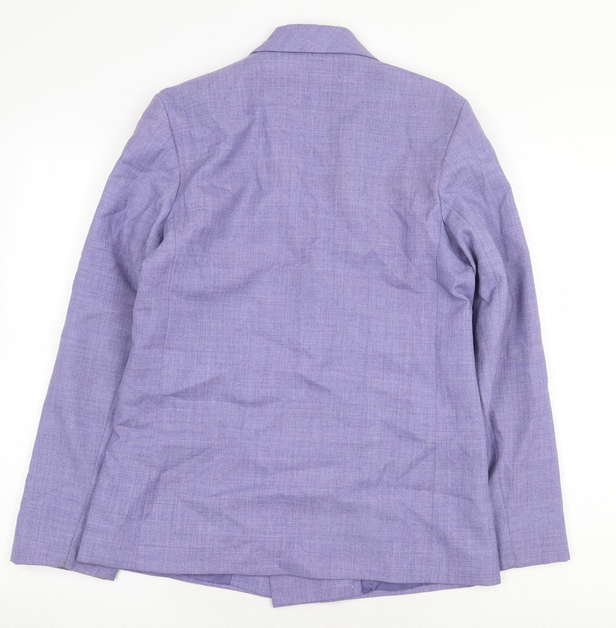 The Dunedin Tradition Womens Purple Polyester Jacket Blazer Size 12