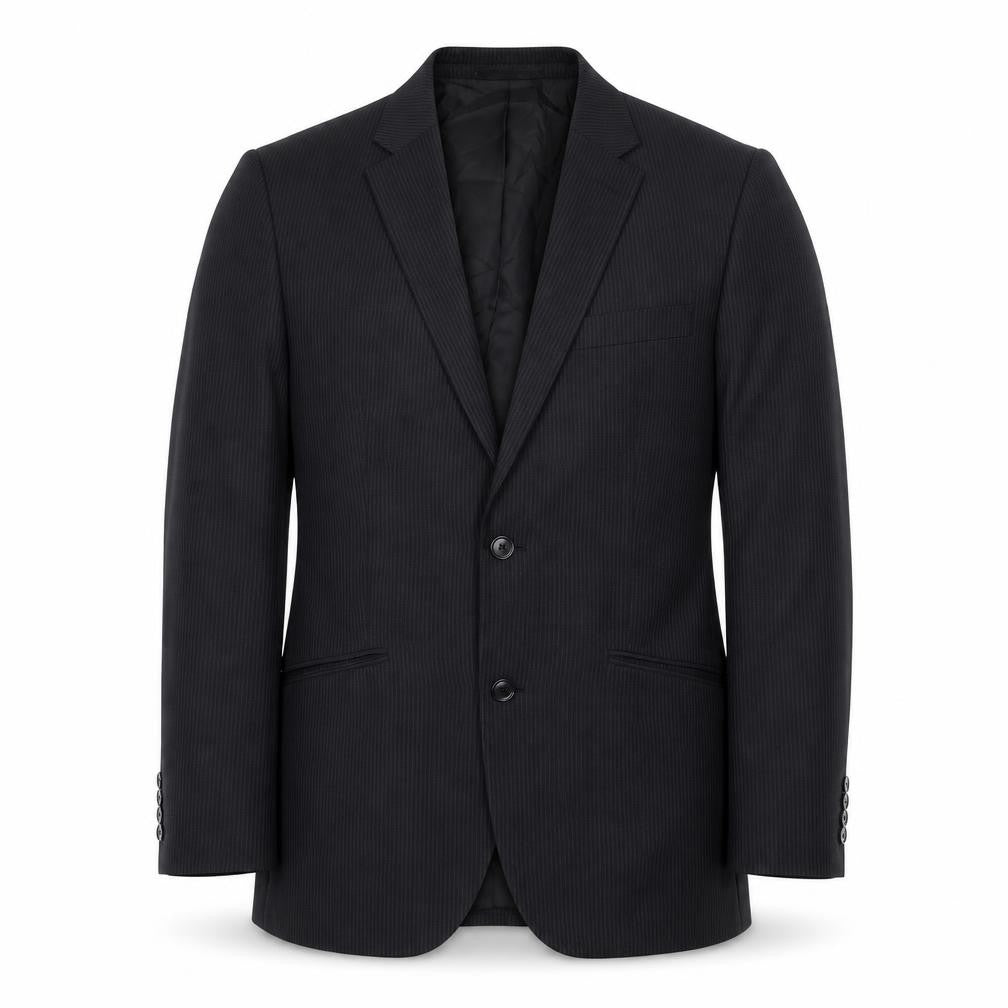 F&F Mens Black Polyester Jacket Blazer Size 38