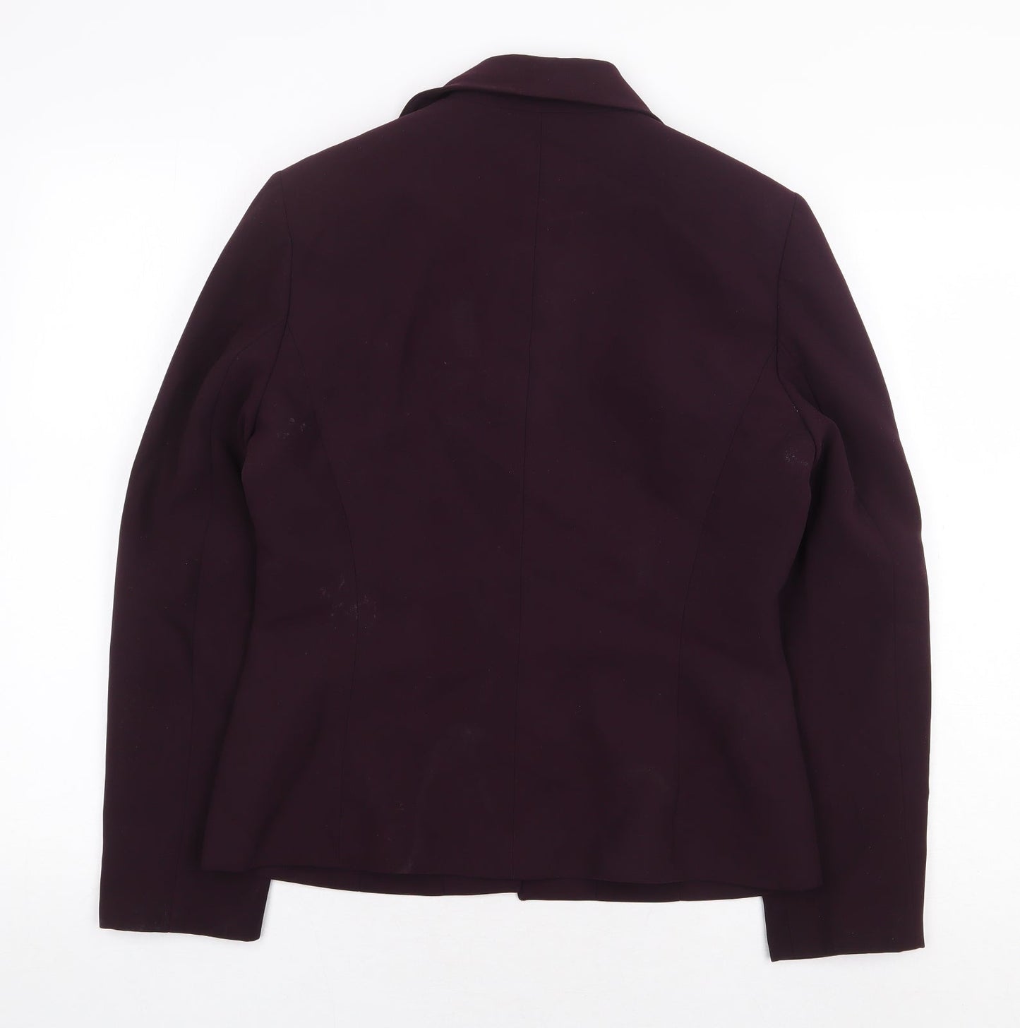 Kasper Womens Purple Jacket Size 8 Button