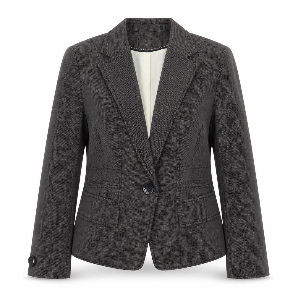 Marks & Spencer Womens Grey Jacket Size 14 Button