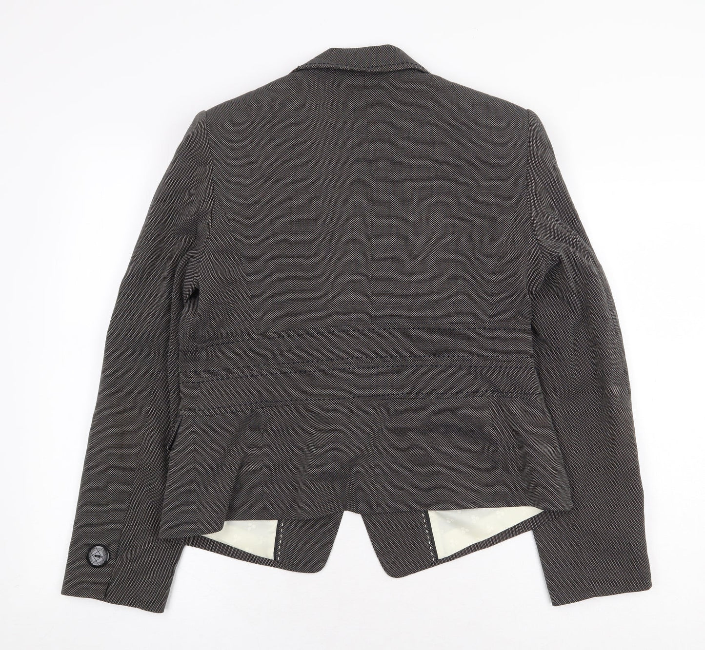 Marks & Spencer Womens Grey Jacket Size 14 Button