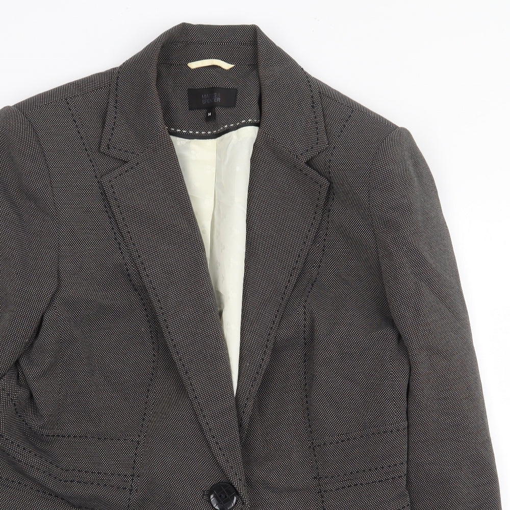 Marks & Spencer Womens Grey Jacket Size 14 Button