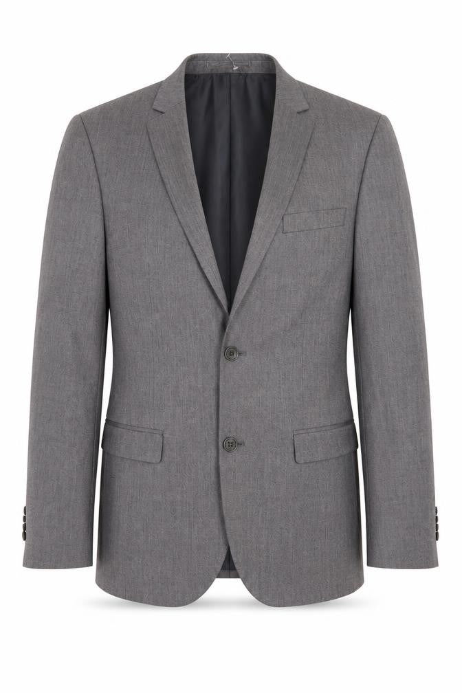 River Island Mens Grey Polyester Jacket Blazer Size 42