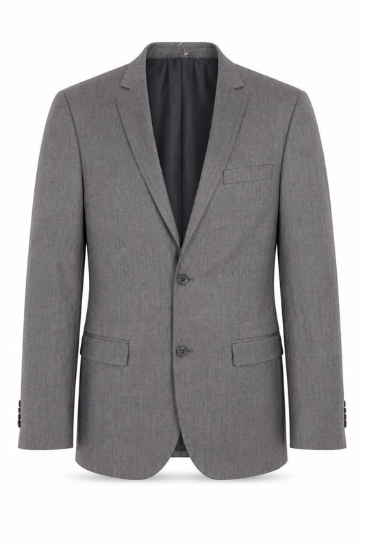 River Island Mens Grey Polyester Jacket Blazer Size 42