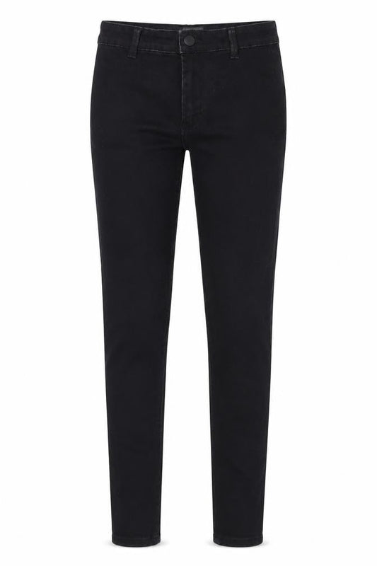 Denim & Co. Womens Black Cotton Skinny Jeans Size 6 Regular Zip