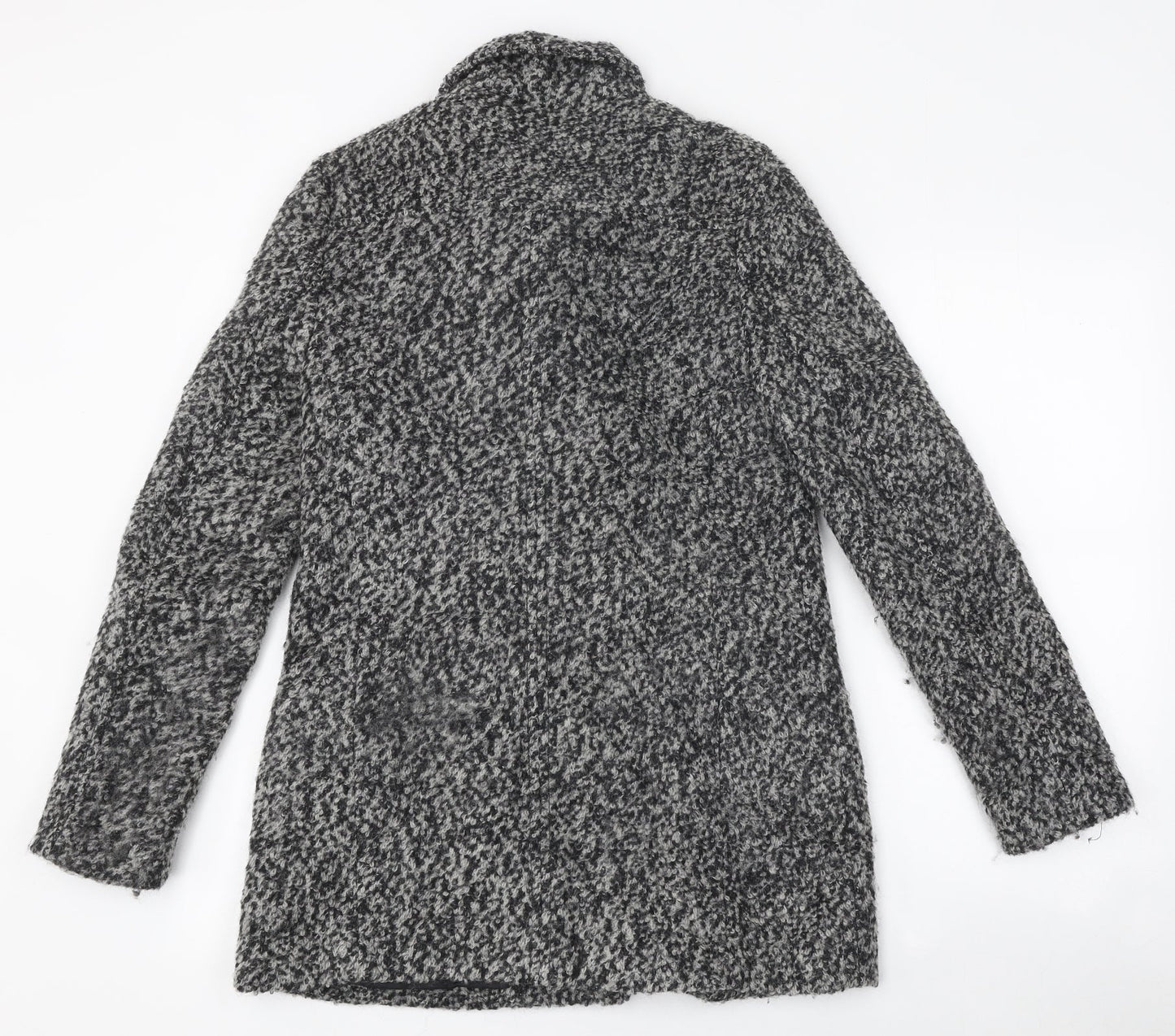 H&M Womens Grey Jacket Size 8 Zip