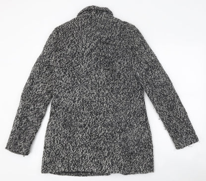 H&M Womens Grey Jacket Size 8 Zip