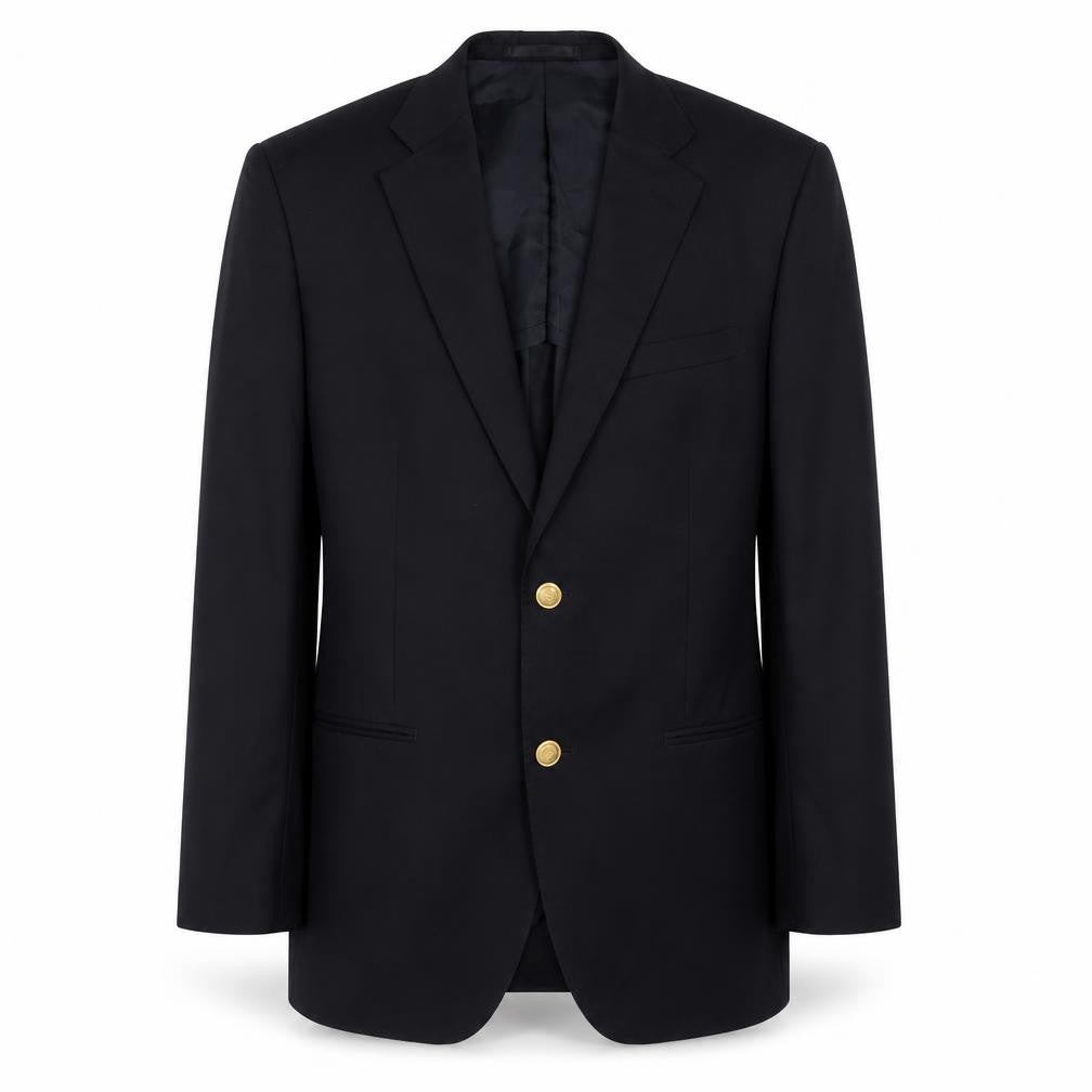 Barrage Mens Black Polyester Jacket Blazer Size 38