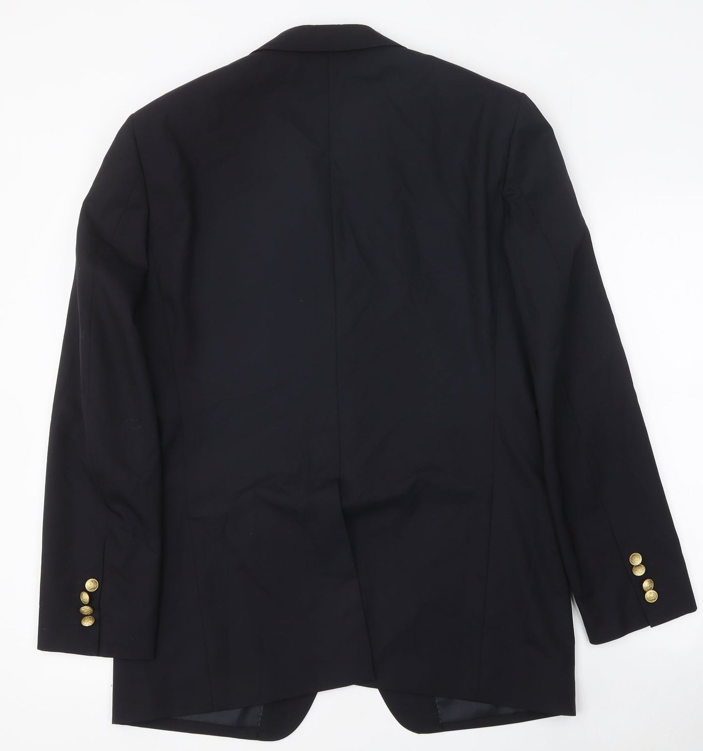 Barrage Mens Black Polyester Jacket Blazer Size 38