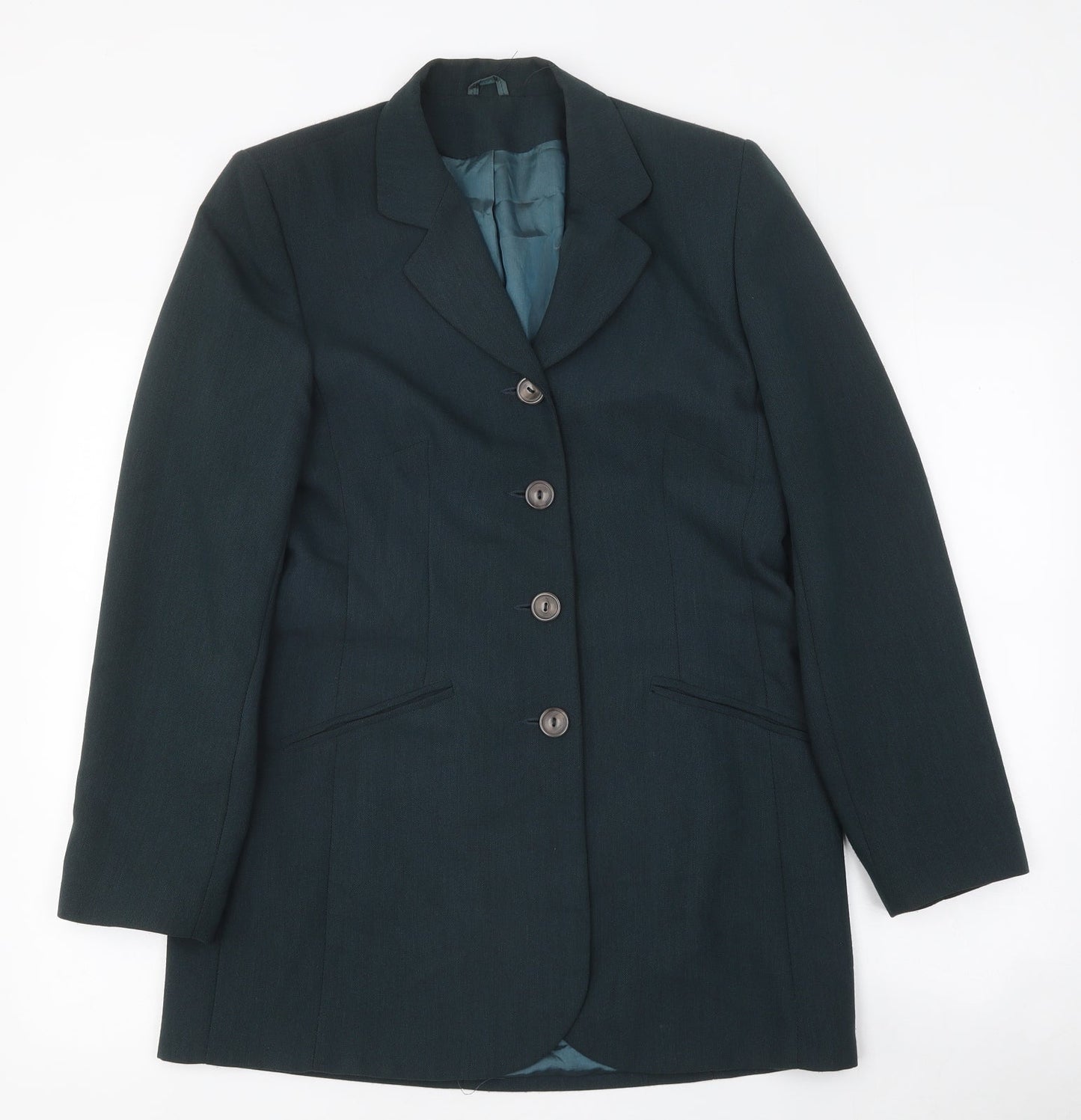 Dorothy Perkins Womens Green Jacket Size 12 Button