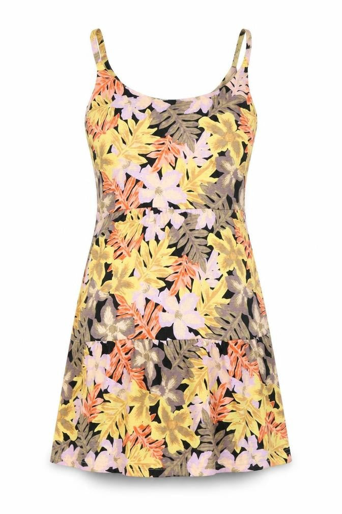 Nutmeg Womens Multicoloured Floral Polyester Tank Dress Size 10 Scoop Neck Pullover