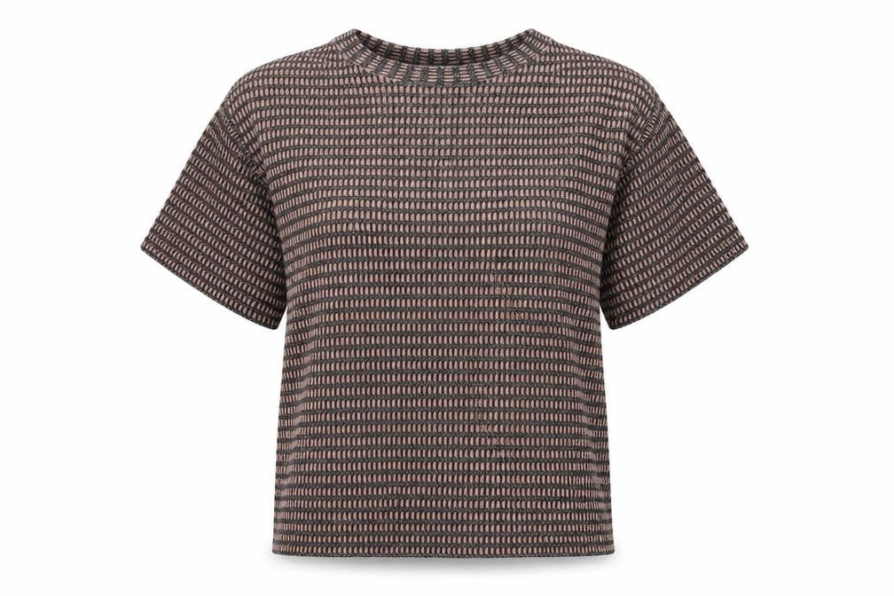 Zara Womens Multicoloured Geometric Polyester Shift Size 8 Boat Neck Pullover