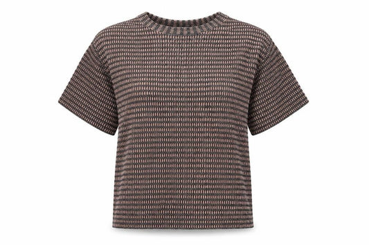 Zara Womens Multicoloured Geometric Polyester Shift Size 8 Boat Neck Pullover
