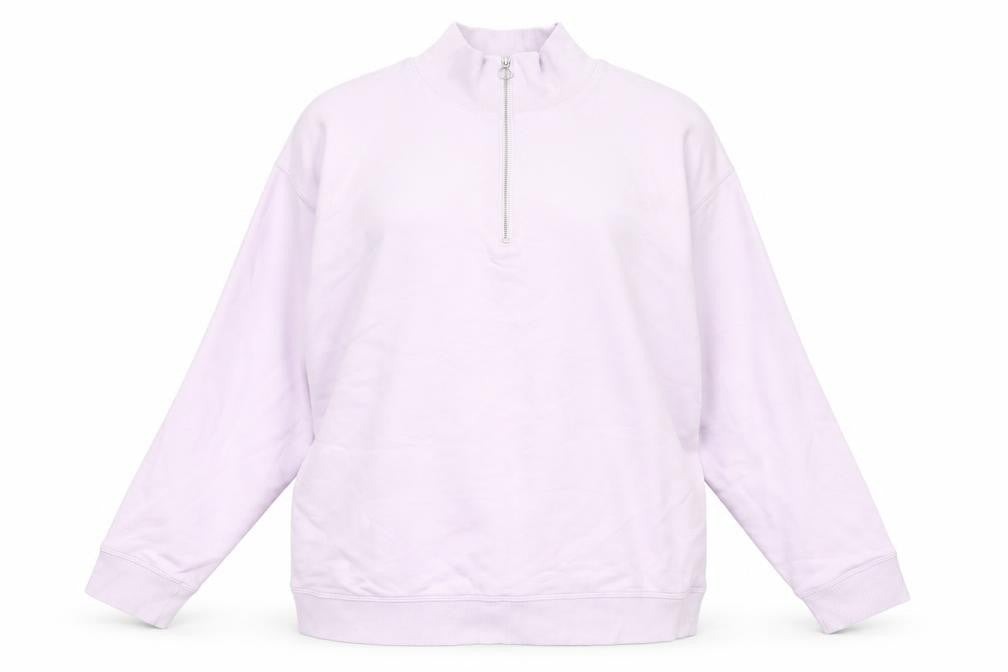 Marks & Spencer Womens Purple Cotton Pullover Sweatshirt Size 12 Pullover