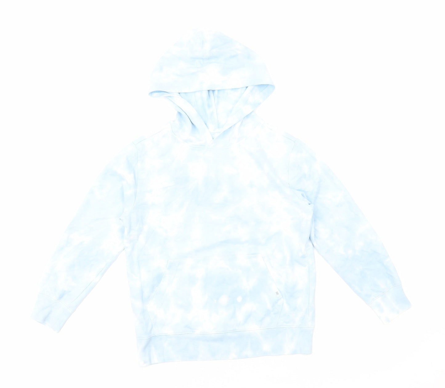 Gap Girls Blue Cotton Pullover Hoodie Size M Pullover