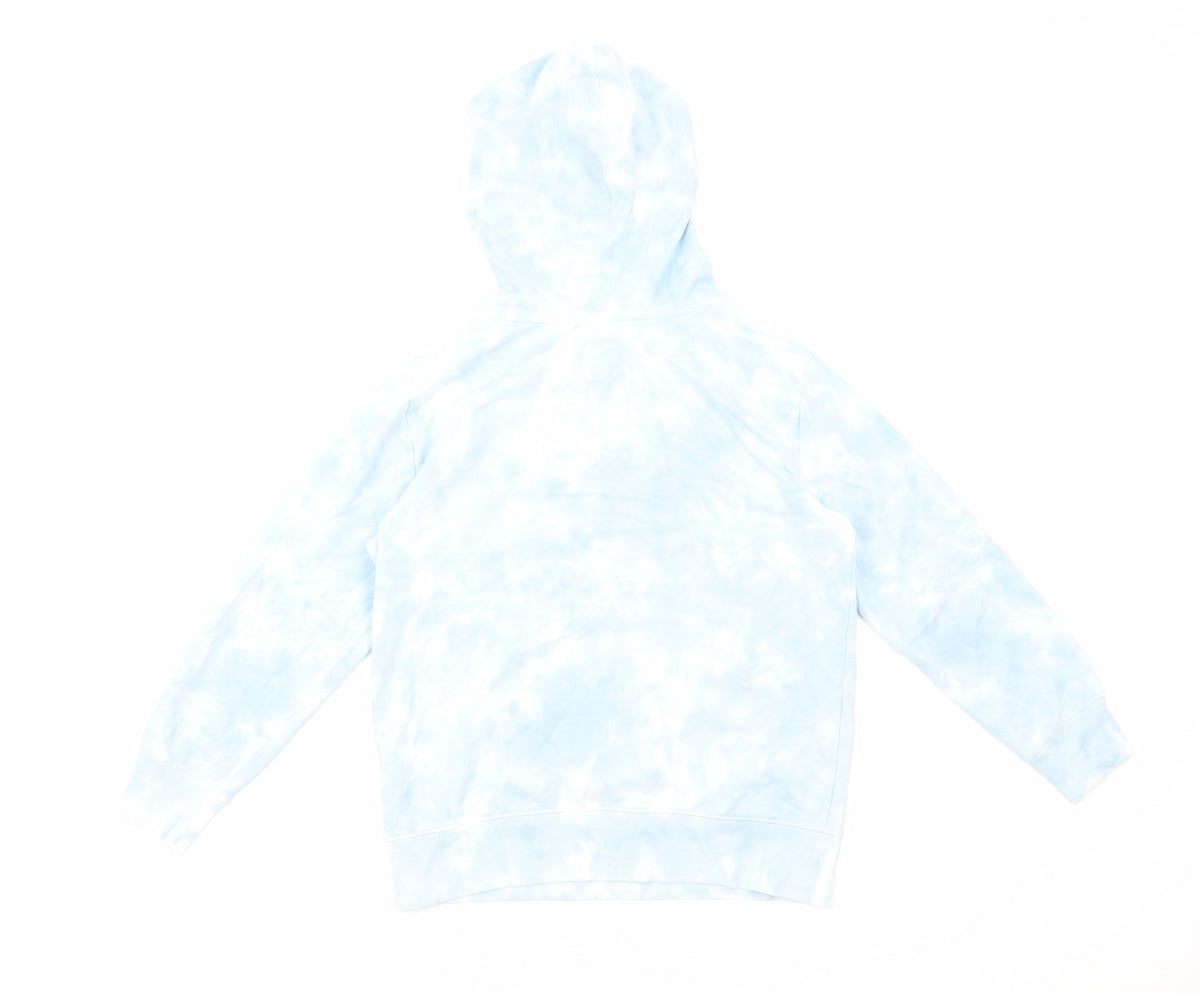 Gap Girls Blue Cotton Pullover Hoodie Size M Pullover