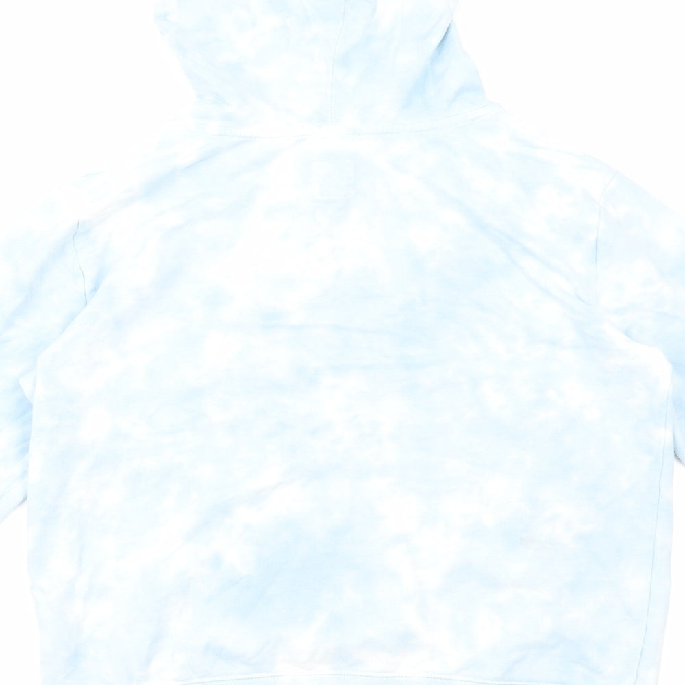 Gap Girls Blue Cotton Pullover Hoodie Size M Pullover