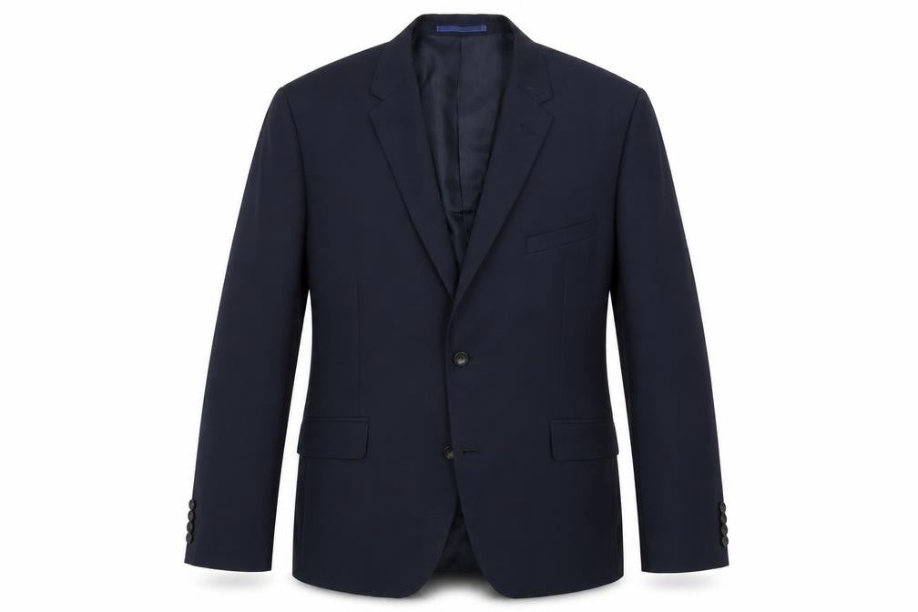 Marks & Spencer Mens Blue Polyester Jacket Blazer Size 44