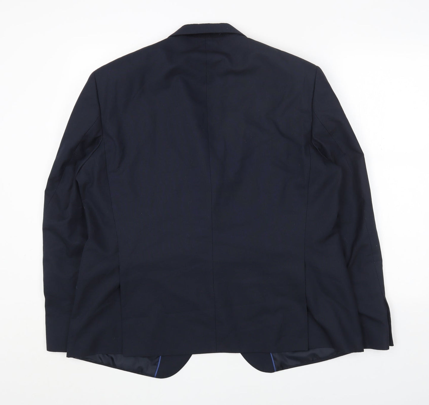 Marks and Spencer Mens Blue Polyester Jacket Blazer Size 44