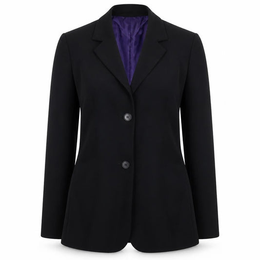 Marks & Spencer Womens Black Polyester Jacket Blazer Size 12