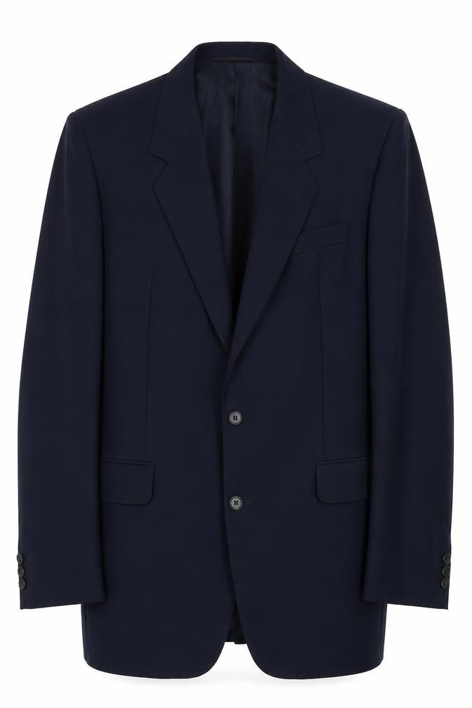 Preworn Mens Blue Viscose Jacket Blazer Size 42