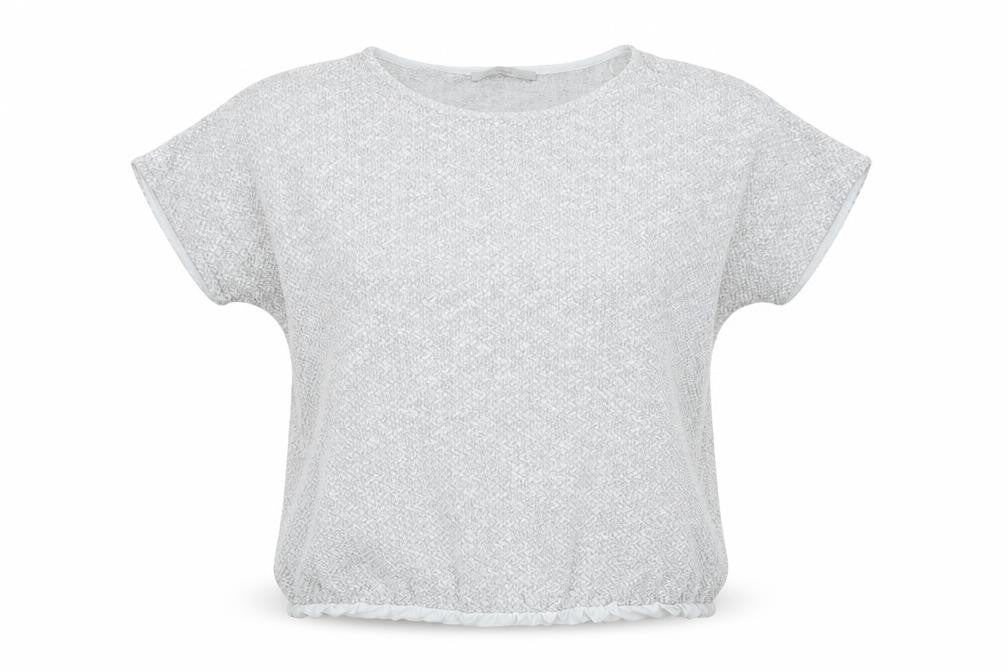 George Womens Grey Viscose Basic Blouse Size 16 Round Neck