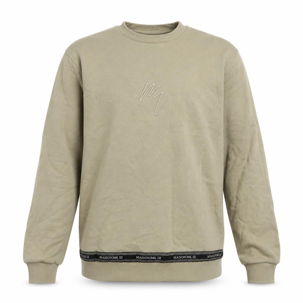 River Island Mens Brown Cotton Pullover Sweatshirt Size S