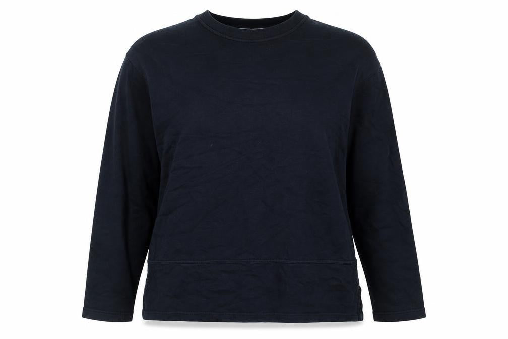 Marks & Spencer Womens Blue Cotton Pullover Sweatshirt Size 14 Pullover