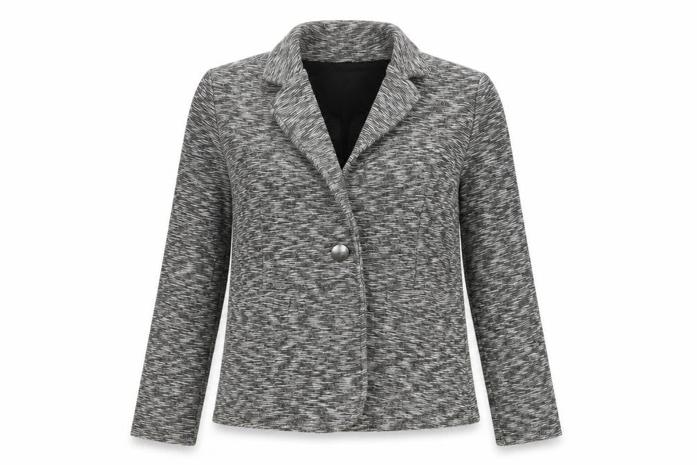 TU Womens Grey Jacket Size 10 Button