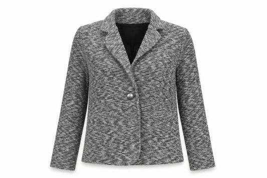 Tu Womens Grey Jacket Size 10 Button