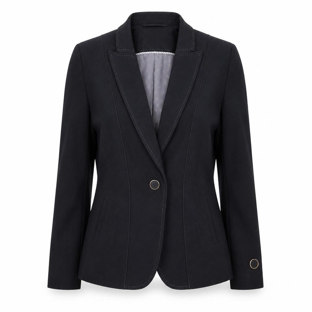 Marks & Spencer Womens Grey Jacket Size 14 Button