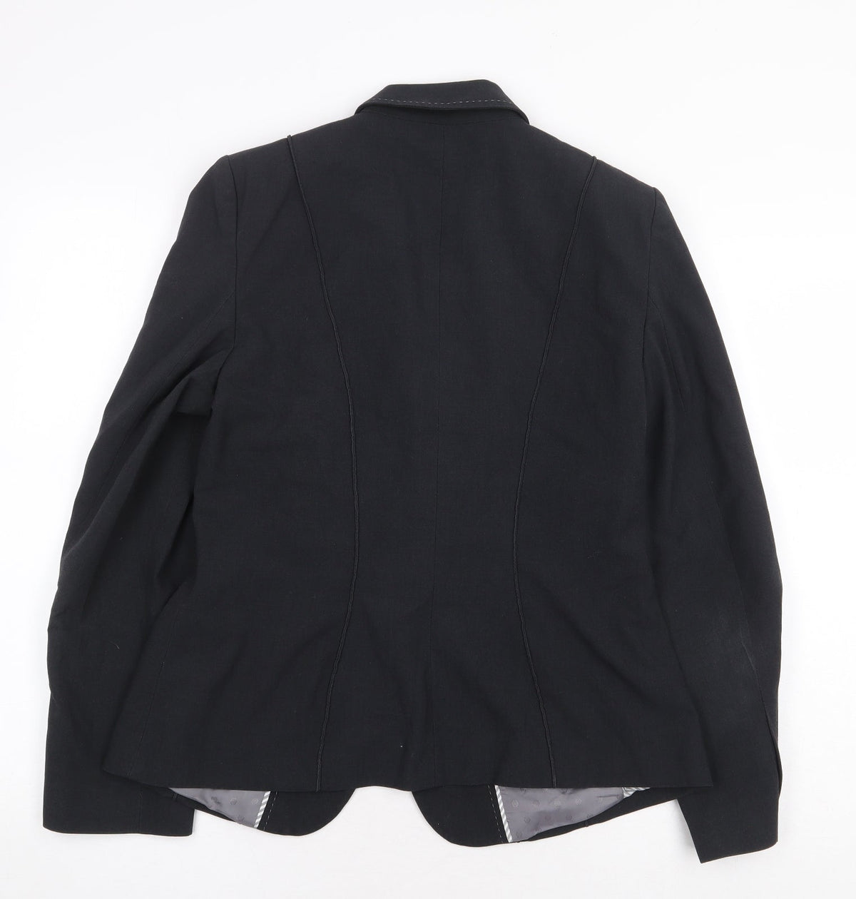Marks & Spencer Womens Grey Jacket Size 14 Button