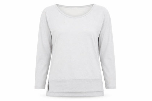 NEXT Womens Grey Polyester Basic T-Shirt Size 6 Scoop Neck