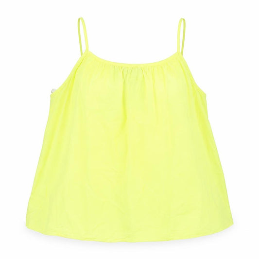 Atmosphere Womens Yellow Polyester Camisole Tank Size 10 Scoop Neck
