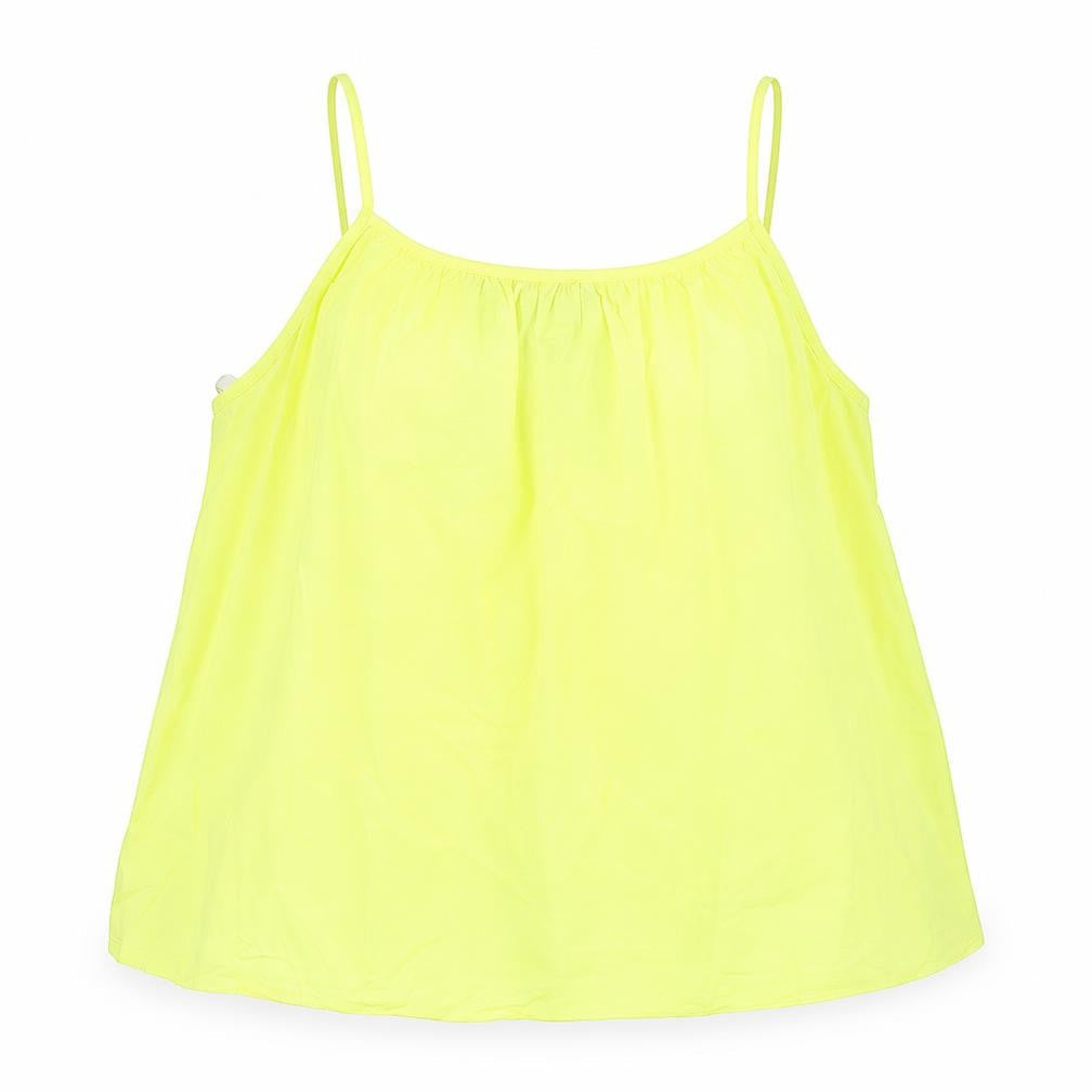 Atmosphere Womens Yellow Polyester Camisole Tank Size 10 Scoop Neck
